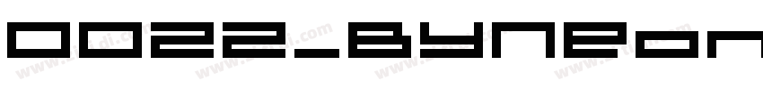 0022_BYNeonFlowers B字体转换